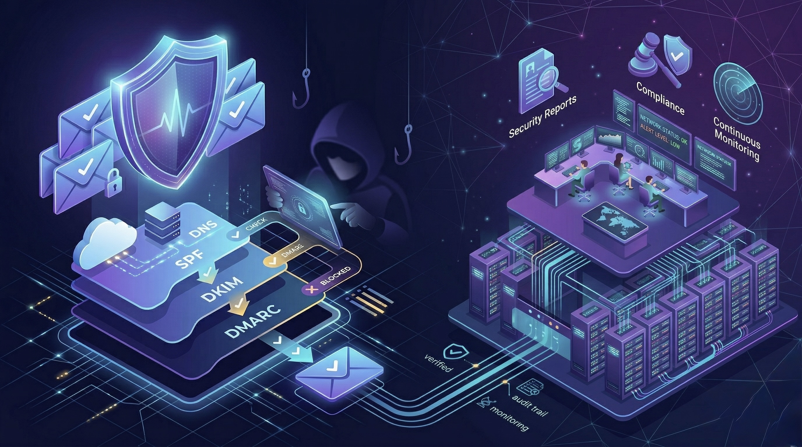 The Importance of SPF, DKIM, and DMARC in Preventing Phishing Attacks